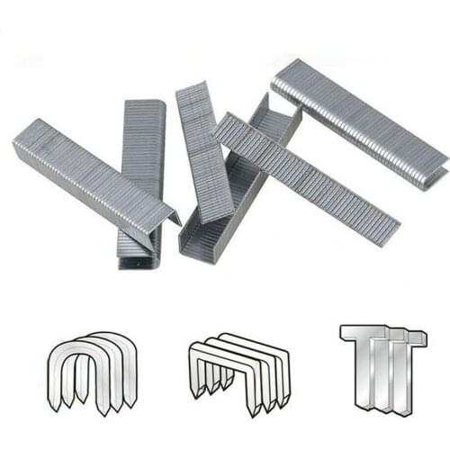 1000Pcs Heavy Duty Staples Gun Nails Code Nail 8-12mm Steel Brad Nails For DIY Home Decoration Office Woodworking Line Fixed