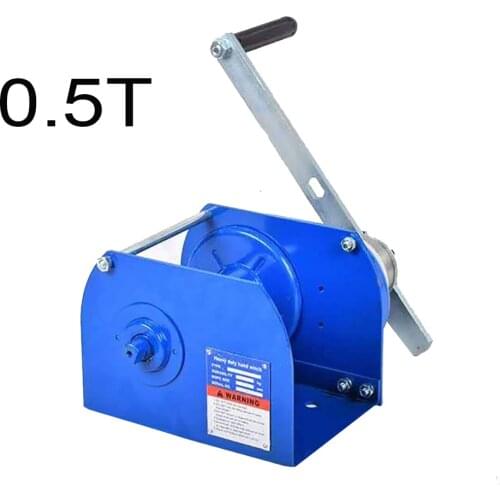 0.5T Heavy Duty Hand Winch JC Hand Winch Large Tonnage Hand-cranking Hoist