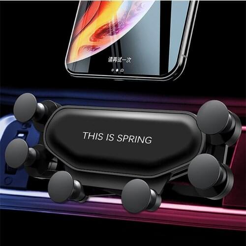 Universal Gravity Car phone Holder Car Air Vent Mount Car Holder For iPhone 11 X XS Max Samsung Xiaomi Mobile Phone Holder Stand