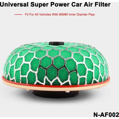 80mm/100mm Universal Air Filter Mushroom Head Universal Racing Car Air Filter Flow Air Intake System Reloaded Cleaner Dropship
