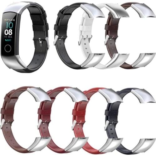 Replacement Leather Wrist Watch Band Strap For Huawei Honor 5/honor 4 ENC CRS-B19 CRS-B19S Bracelet