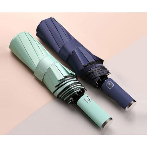 Womens Umbrella Windproof Strong Wind Resistant Men Folding Automatic Chinese 10K Sun And Rain Umbrella For Fish Big Parasol