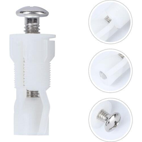 2Pcs Toilet Cover Expansion Screw Toilet Lid Nut Expanding Screw Rubber Nut Toilet Accessory for Installation Toilet