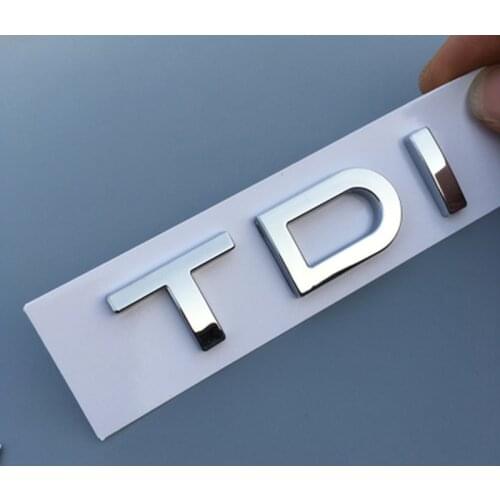 ABS Sline Car Badge TDI Car Rear Emblem Sticker for Audi A1 A3 A4 A5 A6 A6L A7 A8 S3 S6 Q3 Q5 Q7 TT S RS