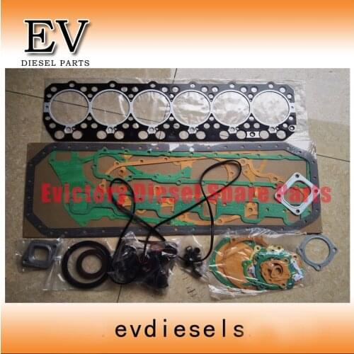 EV Fit for UD truck engine gasket FE6 FE6T FE6TA full gasket kit/cylinder head gasket set 12 valves type