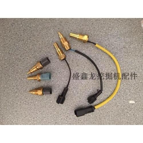 Excavator fittings, hydraulic oil temperature sensor, Komatsu water temperature sensor, oil temperature sensor, water temperatur