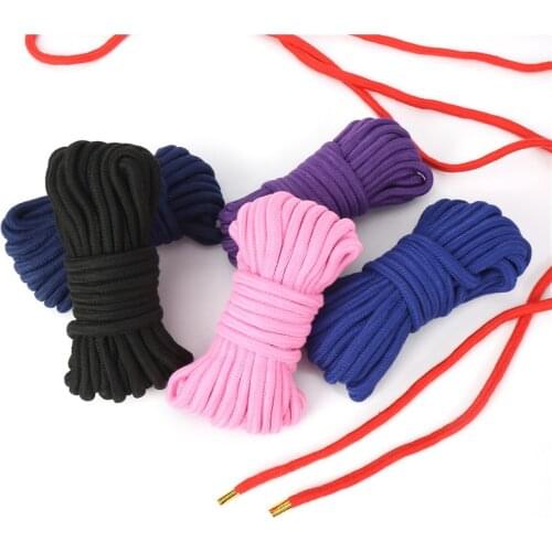 5/10m Cotton Rope Female Adult Sex products Slaves SM Bondage Soft Cotton Rope Adult Games Binding Rope Role-Playing Sex Toy Hot