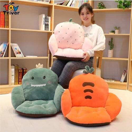 Husky Rabbit Carrot Unicorn Cactus Dinosaur Penguin Plush Toy Children Kids Boy Girl Cushion Chair Sofa Birthday Gift Home Decor