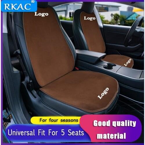 Hot sales Car seats front back cushion mats Accessories universal with logo for For Tesla Model S Model X Model3 for 5 seats