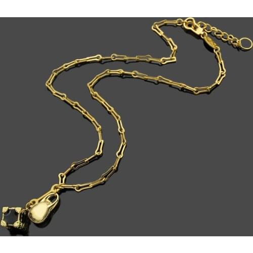Hot Brand Fashion Jewelry For Women Gold Party Fashion Jewelry Necklace Pendant Vintage Gold Color Design