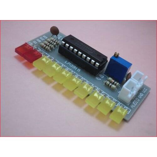 LM3915 Fun 10 audio level indicator suite/bulk parts level indicator empty board finished product
