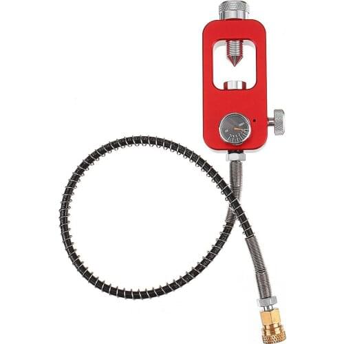 DIDEEP Mini Scuba Diving Tank Oxygen Cylinder Respirator Adapter 8MM Large to Small Scuba Tank Adapters Heads with Strap Tube