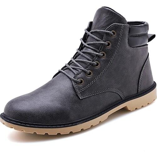 Mens boots crocodile leather casual shoes leather ankle boots autumn and winter pure cotton thick luxury shoes 2021 new men
