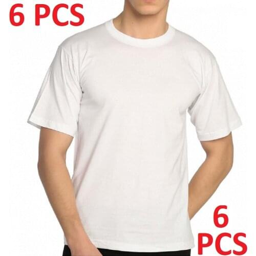 Mens Underwear Undershirt 6 Pcs 3 Colors White Black Green Combed Fabric Keeps you Warm Casual Solid Quality made In turkey