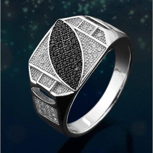 Men Wedding Ring Engagement Ring Men Punk Vintage Ring Luxury Brand Mens Ring Fashion Ring Wholesale Lots Bulk Simple Ring