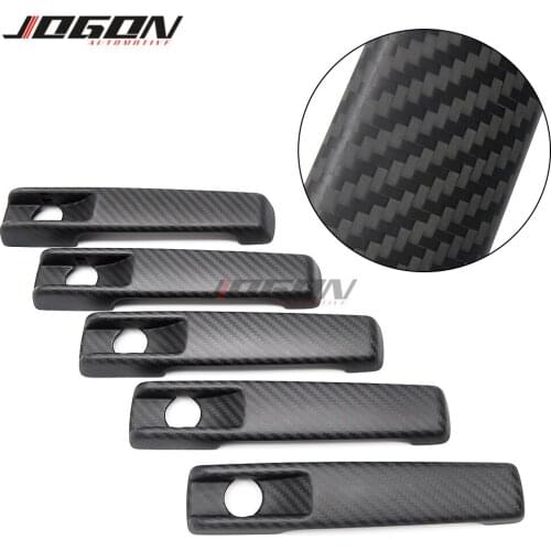 Dry Carbon Fiber Car Side Door Handle Cover Trim Exterior Trim For Mercedes Benz G Class W463A W464 2019-2021 Car Accessories