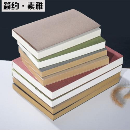 2021 New 16k Creative Notebook Retro Kraft Blank Paper Sketchbook Diary Book Stationery School Supplies Planner