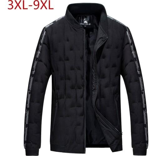 New Fashion Winter Jackets Men Brand Plus Large Size 3XL-9XL Clothing Parkas Thicken Warm Windproof Coats Mens Winter Jackets