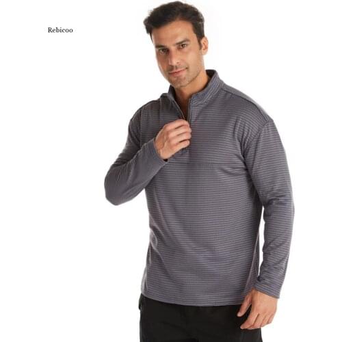 New Sheckered Polar Fleece Tactical Traininglong-Sleeved Underwear Outdoor Sports Cyclingjersey Mens Bottoming Shirt