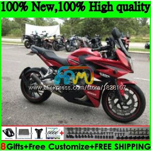 Red black CBR-650F For HONDA CBR 650 F CBR650F 11 12 13 14 15 83BS.22 CBR650 F CBR 650F 2011 2012 2013 2014 2015 2016 Fairing