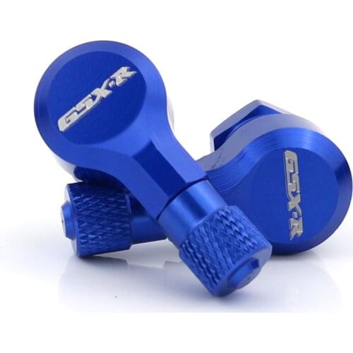 Motorcycle Front and Rear CNC Wheel Tubeless Tire Valve Stems 90 Degree 11.3mm For Suzuki GSXR600 GSXR750 GSXR1000 GSXR1100