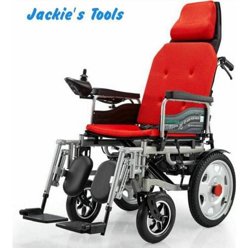 Portable Folding Power Electric Wheelchairs Elderly Disabled Scooter Dual Motors Brand new
