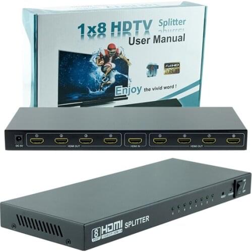 POWERMASTER PM-14218 1.4V 8 PORT HDMI SPLITTER DISTRIBUTOR * NARİTA NRT-018 4K