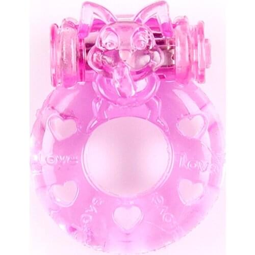 Silicone Elastic Penis Ring Delay Ejaculation Vibrating Cock Ring Sex Toys For Men Premature Ejaculation Lock Vibrator