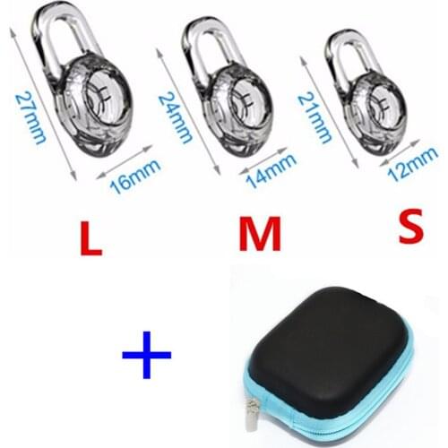 SML Silicone Replacement Ear Tips Buds Earbuds Eartips with Case for Plantronics M100 MX100 975 925 M25 M28 M55 M155 Earphones