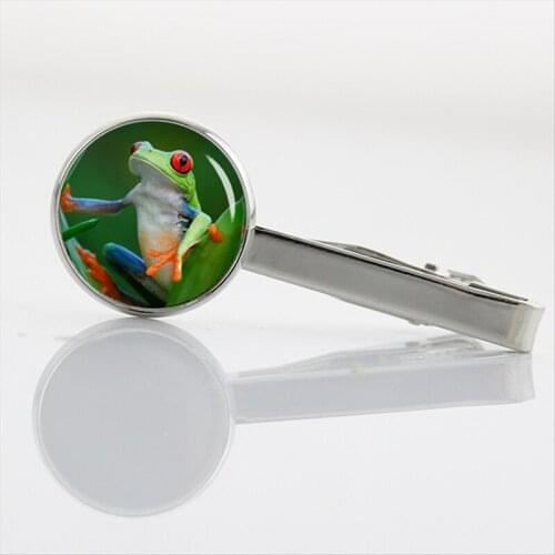 Tropical biology tree tie pin Novelty animal art Kiwi Birds Owl Peacock Mantis Eagle Bat Tie Clips Mens Accessories T627