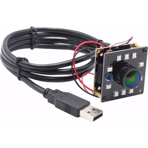 170 degree Fisheye Night Vision USB Camera 1.3MP AR0130 Surveillance CCTV mini usb board with 10pcs IR LEDS IR CUT filter