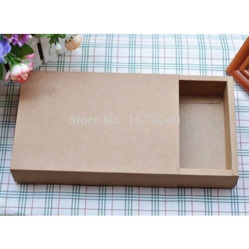 Inner size 24*16*5cm Fast free shipping . Wholesale drawer kraft paper gift box/ food paper box/bread paper box 100piece\lot