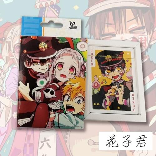 Japan Anime Toilet-Bound Hanako-kun Nene Yashiro Kimetsu No Yaiba Demon Slayer Poker Playing Cards Favorite Hobby Cards