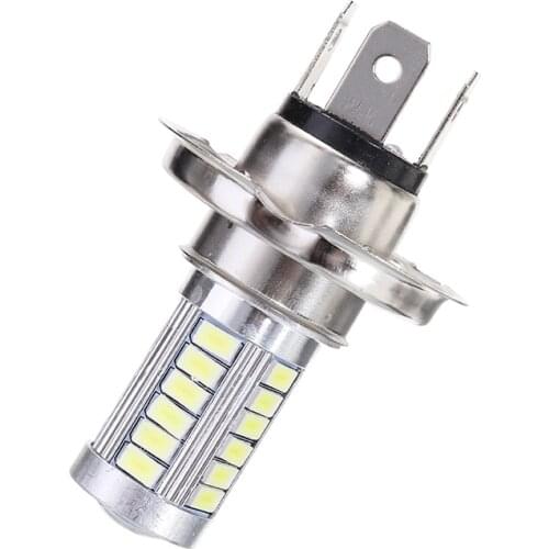 1pc H4 5630 33LED 12V 800LM 6500K High Brightness Car Fog Light Headlight Lamp Day-time Running Light Turning Braking Bulb White
