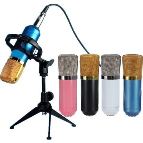 10Pcs/Lot BM700 Condenser Microphone Shock Mount Sound Studio Recording Mic Dynamic Without Tripod Fashion Gifts Gadgets