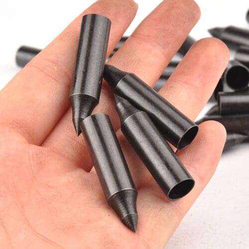 100 Grain Steel Arrowhead Archery Parts Field Tips Target Point Carbon Arrow Head Arrow Hunting