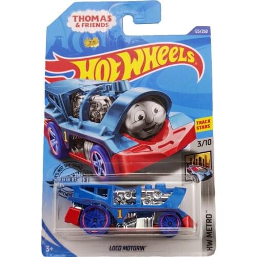 2020-125 Hot Wheel car 1/64 THOMASS LOCOMOTIVE LOCO MOTORIN Collection Metal Die-cast Simulation Model Cars Toys