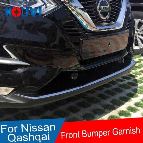 ACCESSORIES FIT FOR NISSAN QASHQAI J11 2017-19 CHROME FRONT BUMPER PROTECTOR LIP SPOILER COVER TRIM MOLDING GARNISH GUARD GRILLE