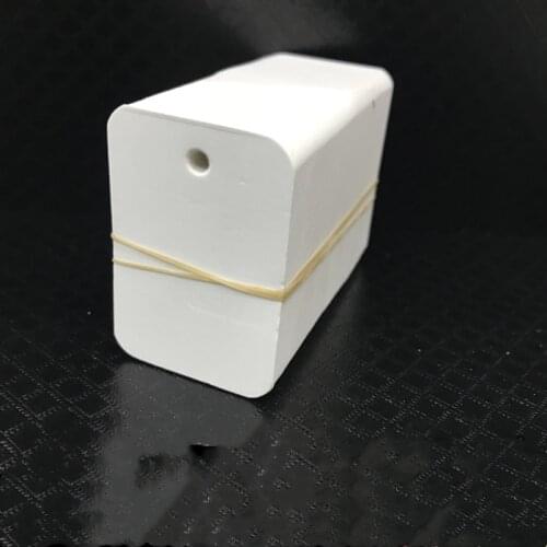 50pcs White Blank Paper Jewelry Hang Tags for Wedding Birthday Party Candy Boxes Gift Jewelry Price Tags Labels