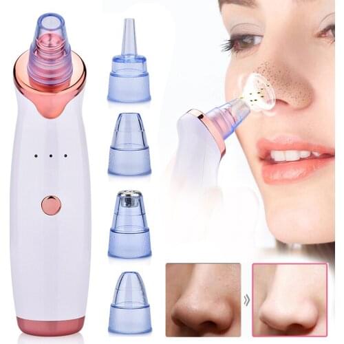 Electric Blackhead Remover Skin Care Pore Acne Pimple Removal Vacuum Suction Tool Facial Dermabrasion Machine Beauty Face Clean