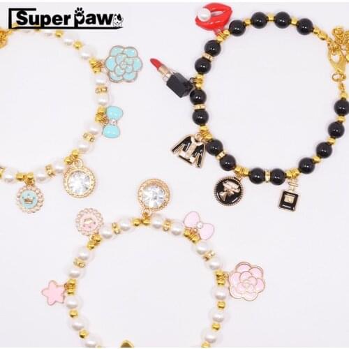 Fashion Pet Dog Princess Necklace Jeweled Collar for Small Medium Dogs Chihuahua Yorkie Schnauzer Cat Accessories Products HDL01