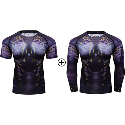 Custom Men Unisex Clothing Workout Polyester T-shirt Short Sleeves Sport Rashguard Running Jogging Tight