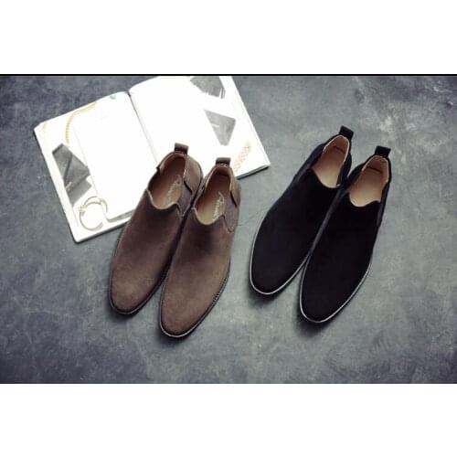 Genuine Leather Handmade Luxury Brand Men Boots Party Wedding Dress Casual Boots Mens Chelsea Boots