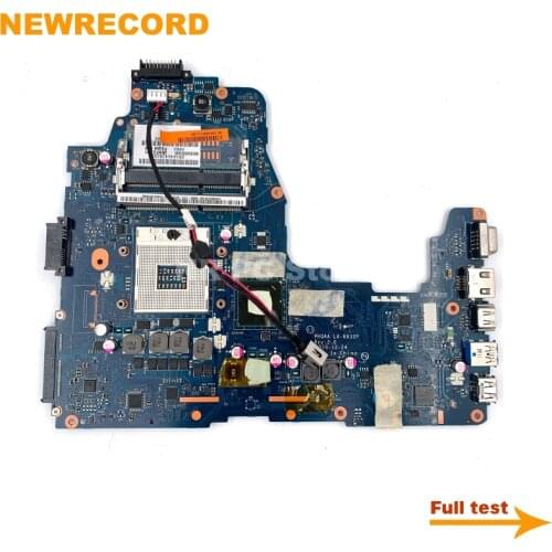 NEWRECORD K000128590 PHQAA LA-6832P Laptop motherboard For TOSHIBA Satellite P750 P755 HM65 DDR3 Main board full test