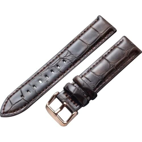 Strap for watch band Genuine leather loop 12mm-22mm watchband for bracelet accessories High Quality Brown Colors Watchbands