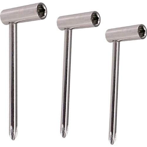 Repair Kit For Guitar Truss Rod Wrench Adjustment Wrench For Bridge - Silver