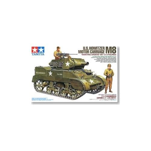 TAMIYA 1/35 scale models 35312 M8 light self-propelled artillery "standby"
