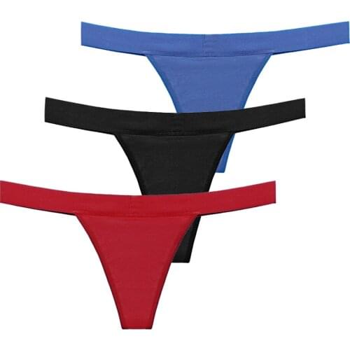 3pcs Womens Panties Underwear Sexy Seamless Sports Female Soft High Quality T-back G-string Thongs For Woman 5 Colors S-4XL