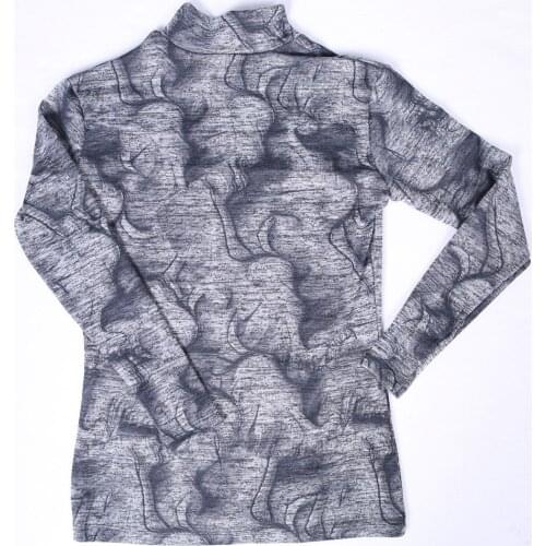 Turtleneck Lycra Long Sleeve Tee T Shirt Men Warm Camisetas Hombre Tshirt Fitness Bodycon Tights Bodybuilding Tops Streetwear