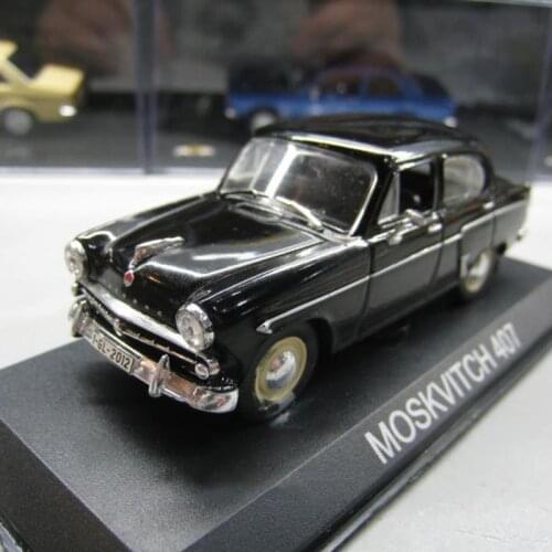 1:43 Alloy Diecast Metal Vehicle MOSKVITCH 407 Car Model Toys Boys Collection Gifts Souvenir Display Show Collectible
